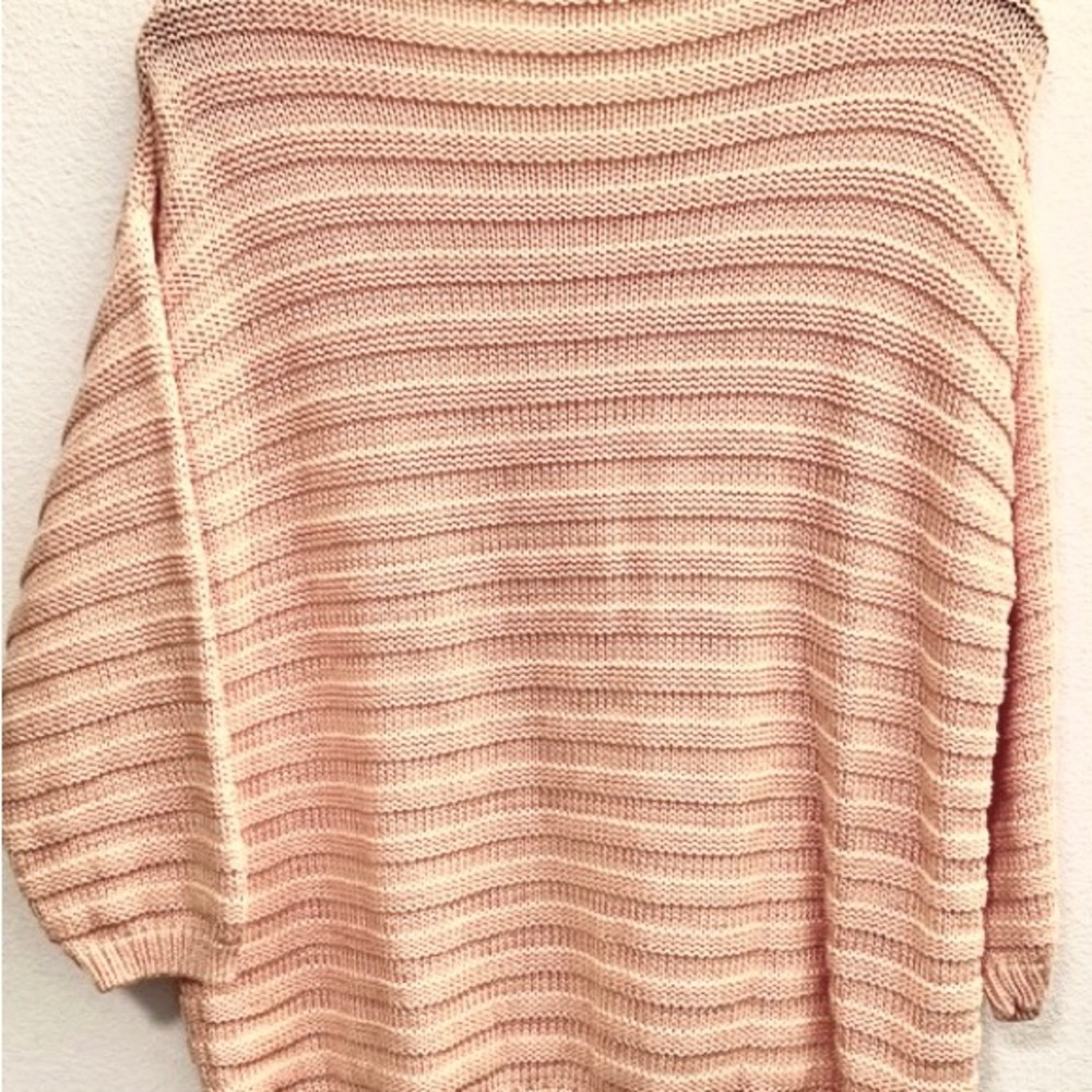 🍊Chico's Cute & Comfy Large Open Knit Orange Sweater. Size 2, Large, 12/14